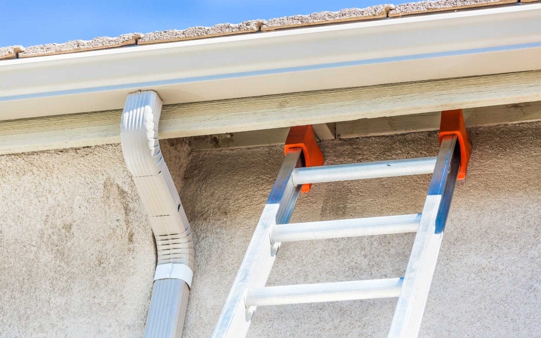 Weather Considerations for High Ladder Gutter Cleanings in Becker